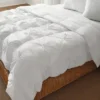 LoftWorks Full/Queen Pin Tuck Down Alternative Comforter All Seasons: Hypoallergenic, Midweight, Machine Washable