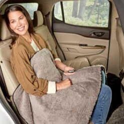 Heated Blanket 2-Pack - USB-Powered Fleece Throw Blankets For Travel, Home, Office, Or Camping - Winter Car Accessories By Stalwart (Gray) -Bedding Discount Store GUEST 2e6e12d1 b36b 479a 9ab6 5165c487f6da