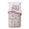 Saturday Park Doodle Rainbow 100% Organic Cotton Bed Set