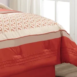 8pc Janna Comforter Set Orange - Riverbrook Home -Bedding Discount Store GUEST 307db915 cf55 4bbe 95ba 587326e0e1fd
