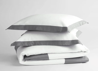 SussexHome 100% Supima Cotton Duvet Cover Set, Duvet Cover With Pillow Covers 6 SussexHome 100% Supima Cotton Duvet Cover Set, Duvet Cover With Pillow Covers - Image 6