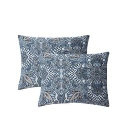 8pc Valore Medallion Coordinating Comforter And Quilt Set Blue - VCNY -Bedding Discount Store GUEST 316d6f6f 9621 45cd 8e03 f63fc89074ad