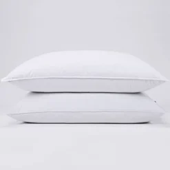 Standard Medium/Firm Machine Washable 2pk Feather Blend Bed Pillow - St. James Home