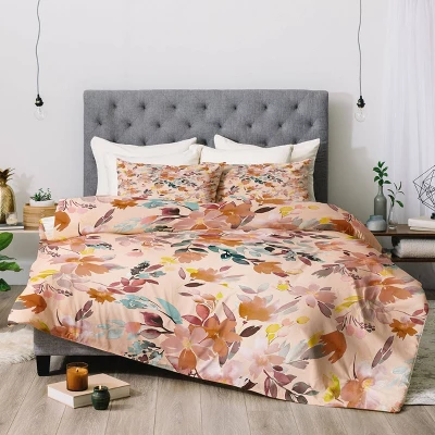 Ninola Design Summer Moroccan Floral 100% Cotton Comforter Set - Deny Designs 3 Ninola Design Summer Moroccan Floral 100% Cotton Comforter Set - Deny Designs - Image 3