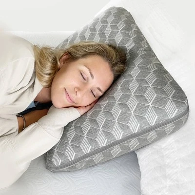 Imaginarium Medium/Firm Adjustable Comfort Pillow With Memory Foam And Fiber: CertiPUR-US, Universal Sleeper, 280 Thread Count 2 Imaginarium Medium/Firm Adjustable Comfort Pillow With Memory Foam And Fiber: CertiPUR-US, Universal Sleeper, 280 Thread Count - Image 2