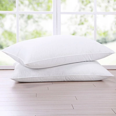 Jumbo Goose Feather Bed Pillow - St. James Home 2 Jumbo Goose Feather Bed Pillow - St. James Home - Image 2