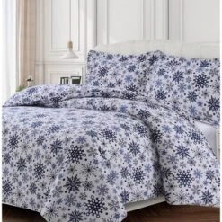 Snowflakes 3pc Oversized Duvet Set - Tribeca Living -Bedding Discount Store GUEST 38df72b3 27ef 49bd b560 7bc6dc641cac