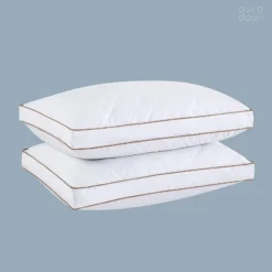 Peace Nest Natural Goose Feather And Down Sleeping 100% Cotton Pillow Cover Downproof Gusseted 2 Count -Bedding Discount Store GUEST 3a0d52c3 43d1 49bf b679 3e0781c2473a