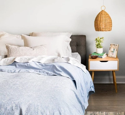 SussexHome 100% Supima Cotton Duvet Cover Set, Duvet Cover With Pillow Covers 1 SussexHome 100% Supima Cotton Duvet Cover Set, Duvet Cover With Pillow Covers