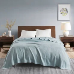 Textured Cotton Blanket