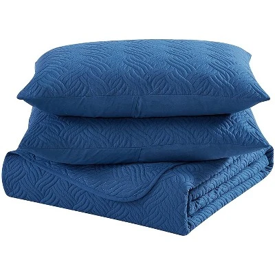 The Nesting Company Willow Bedding Collection Embossed Quilt Coverlet Bedspread 3 Piece Set With 2 Pillow Shams Luxuriously Soft Lightweight And Comfortable Microfiber 1 The Nesting Company Willow Bedding Collection Embossed Quilt Coverlet Bedspread 3 Piece Set With 2 Pillow Shams Luxuriously Soft Lightweight And Comfortable Microfiber