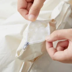 Puredown Pleat Organic Cotton White Goose Down Comforter Duvet Insert -Bedding Discount Store GUEST 3ca45480 c2dd 4102 b4f0 46cfab4cc407