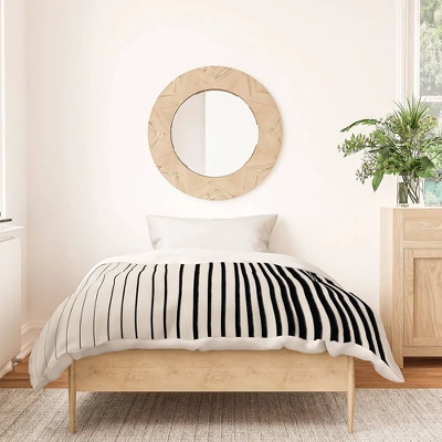 Alisa Galitsyna Vertical Lines Duvet Set Black - Deny Designs 2 Alisa Galitsyna Vertical Lines Duvet Set Black - Deny Designs - Image 2