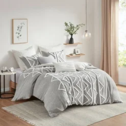 Hayes Chenille Cotton Duvet Set