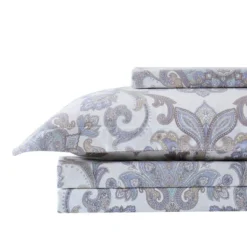 Southshore Fine Living Serenity 100% Cotton 300 Thread-Count Sateen Extra-Deep Pocket Sheet Set -Bedding Discount Store GUEST 403b0880 29d3 4194 920d 026dc610e886