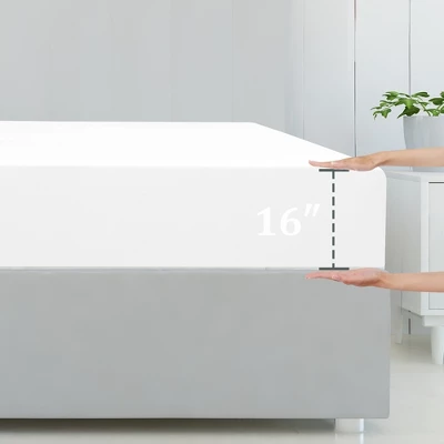 1 Pc Soft Silky Soft Cooling Fitted Sheets With 16" Deep Pocket - PiccoCasa 2 1 Pc Soft Silky Soft Cooling Fitted Sheets With 16" Deep Pocket - PiccoCasa - Image 2