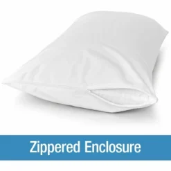 DMI 2-Pack Hypoallergenic Zipper Pillow Covers – Standard 20x26, Dust Mite Proof, White -Bedding Discount Store GUEST 42821bad 5521 424a a1d5 05a4da4075dc