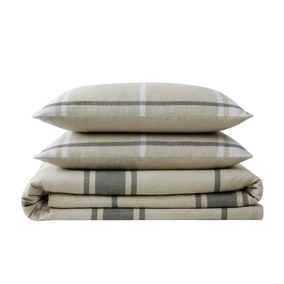 Preston Plaid Flannel Duvet Cover Set - Truly Soft 2 Preston Plaid Flannel Duvet Cover Set - Truly Soft - Image 2