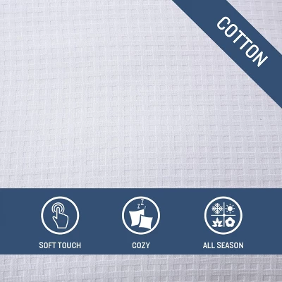 Basketweave 100% Cotton Comforter Set White - Tommy Bahama 9 Basketweave 100% Cotton Comforter Set White - Tommy Bahama - Image 9