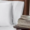 300 Thread Count Rayon From Bamboo Solid Set Of 2 Pillowcase Set By Blue Nile Mills