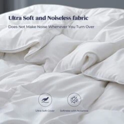 Peace Nest All Season White Goose Feather Down Comforter Duvet Insert, Cal King -Bedding Discount Store GUEST 45556e21 ea28 4bd2 88d5 bfc94df1a789