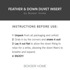 Feather & Down Duvet Comforter Insert | BOKSER Home 14 Feather & Down Duvet Comforter Insert | BOKSER Home -Bedding Discount Store GUEST 46430dda 9888 4c9e b795 f79421b31709
