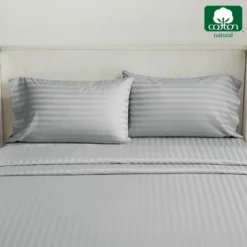 Luxury 500 Thread Count Pillowcase Set - 100% Cotton Sateen, Cool & Breathable By California Design Den