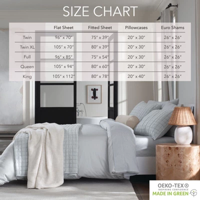 Nate Home By Nate Berkus Chambray Sheet Set 3 Nate Home By Nate Berkus Chambray Sheet Set - Image 3