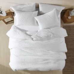 Riverbrook Home 3pc Walsh Matelasse Comforter Set White