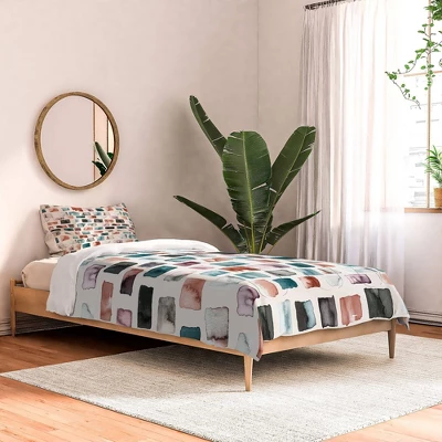 Ninola Design Mineral Color Blocks Rustic Poly Comforter Set - Deny Designs 1 Ninola Design Mineral Color Blocks Rustic Poly Comforter Set - Deny Designs