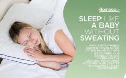 BAMBOOzzz Bed Pillow 2 Pack - Soft Adjustable Cross Cut Shredded Memory Foam For All Sleeping Types-Cooling Rayon Bamboo Washable Hypoallergenic Cover 8 BAMBOOzzz Bed Pillow 2 Pack - Soft Adjustable Cross Cut Shredded Memory Foam For All Sleeping Types-Cooling Rayon Bamboo Washable Hypoallergenic Cover -Bedding Discount Store GUEST 4b6facf1 c5d7 4b74 8faa b5ba8c3a0064