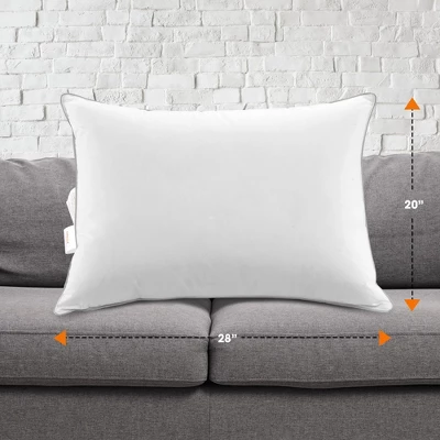 Cheer Collection Set Of 4 Standard Size Down Alternative Pillows (20" X 28") 2 Cheer Collection Set Of 4 Standard Size Down Alternative Pillows (20" X 28") - Image 2