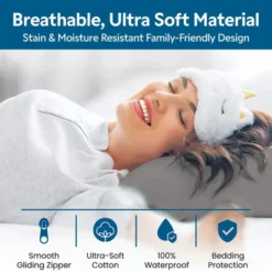 Guardmax Waterproof And Breathable Pillow Protector With Zipper- (2 Pack) -Bedding Discount Store GUEST 4c9677f0 e2d9 4a6b ac9d aa72b2d60c72