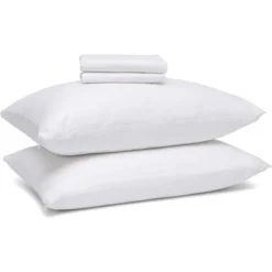 Circles Home 100% Cotton Breathable And Quiet Pillow Protector With Zipper – (8 Pack) 10 Circles Home 100% Cotton Breathable And Quiet Pillow Protector With Zipper – (8 Pack) -Bedding Discount Store GUEST 4e928ee0 b6d2 42f1 846e 2e94e749fcfb