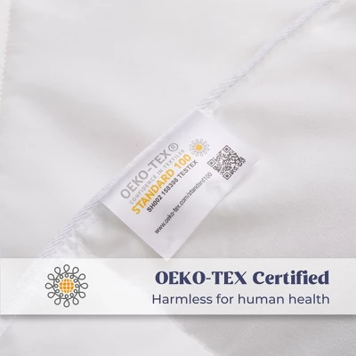 Peace Nest Light & All-season Warmth White Goose Down Comforter Duvet Insert With 360TC Fabric 4 Peace Nest Light & All-season Warmth White Goose Down Comforter Duvet Insert With 360TC Fabric - Image 4