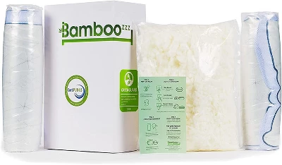 BAMBOOzzz Bed Pillow 2 Pack - Soft Adjustable Cross Cut Shredded Memory Foam For All Sleeping Types-Cooling Rayon Bamboo Washable Hypoallergenic Cover 6 BAMBOOzzz Bed Pillow 2 Pack - Soft Adjustable Cross Cut Shredded Memory Foam For All Sleeping Types-Cooling Rayon Bamboo Washable Hypoallergenic Cover - Image 6