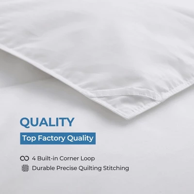 Puredown Lightweight Breathable 75% White Down Comforter Duvet Insert, Cooling Oversized Blanket 4 Puredown Lightweight Breathable 75% White Down Comforter Duvet Insert, Cooling Oversized Blanket - Image 4
