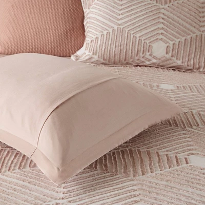 3pc Ellipse Cotton Jacquard Duvet Cover Set 6 3pc Ellipse Cotton Jacquard Duvet Cover Set - Image 6