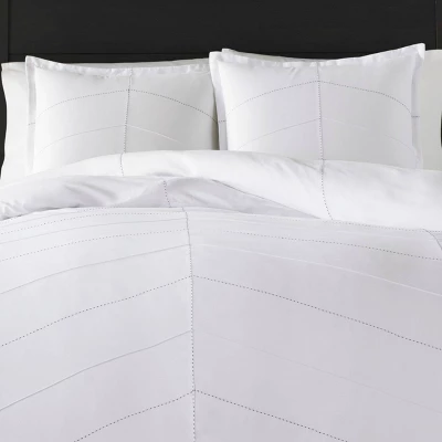 White Courtney Duvet Cover Set - City Scene® 3 White Courtney Duvet Cover Set - City Scene® - Image 3