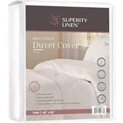 Superity Button Closure 100% Cotton Duvet Cover – White -Bedding Discount Store GUEST 52d6a379 ce99 4b35 9215 35d1f13f33f6