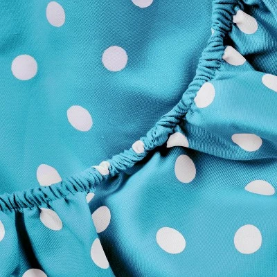 Polka Dot Cotton Blend Deep Pocket Bed Sheet Set By Blue Nile Mills 3 Polka Dot Cotton Blend Deep Pocket Bed Sheet Set By Blue Nile Mills - Image 3
