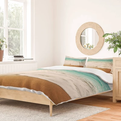 Bree Madden Ombre Beach Lightweight Duvet Cover - Deny Designs® 1 Bree Madden Ombre Beach Lightweight Duvet Cover - Deny Designs®