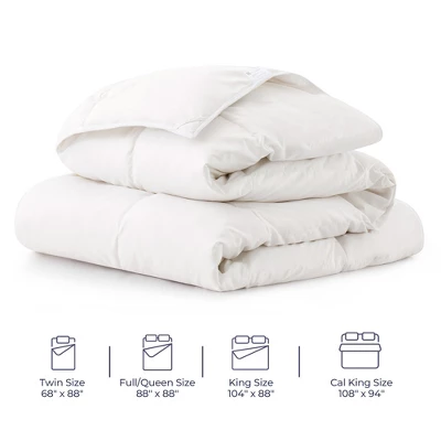 Peace Nest White Goose Down Comforter Duvet Insert Soft 360 Thread Count Fabric 3 Peace Nest White Goose Down Comforter Duvet Insert Soft 360 Thread Count Fabric - Image 3