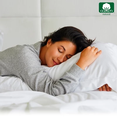 Luxury 500 Thread Count Pillowcase Set - 100% Cotton Sateen, Cool & Breathable By California Design Den 4 Luxury 500 Thread Count Pillowcase Set - 100% Cotton Sateen, Cool & Breathable By California Design Den - Image 4