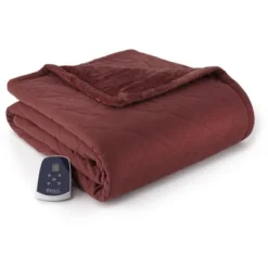 Micro Flannel Reversible Electric Throw Blanket 62" X 84" By Shavel Home Products -Bedding Discount Store GUEST 572c786e 9cf1 4aab bb24 1d7503f085d7