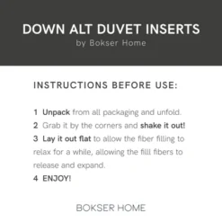 Premium All Season Down Alternative Duvet Comforter Insert | BOKSER HOME 18 Premium All Season Down Alternative Duvet Comforter Insert | BOKSER HOME -Bedding Discount Store GUEST 577932ae 7cf1 4faa 9713 265e910eb4f1