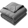 Gkyet Weighted Blanket(60" X 80",20lbs) Twin Size Soft Cooling Heavy Blanket Breathable With Glass Bead Perfect For 160-220 Lbs,Machine Washable Grey