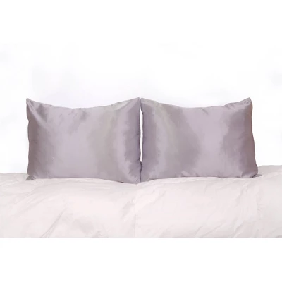 Morning Glamour Standard Satin Solid Pillowcase Set 5 Morning Glamour Standard Satin Solid Pillowcase Set - Image 5