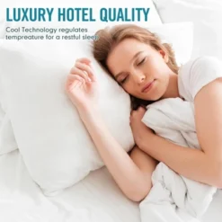 Itopfox Hotel Collection Bed Pillows 2 Pack, Standard Size Cooling Pillows, Premium Soft Down Alternative Fill For Side Stomach Back Sleepers -Bedding Discount Store GUEST 59ed8289 0a21 4fb8 ab16 8475aa32b3ba