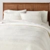 3pc Heather Stripe Comforter Bedding Set Twilight Taupe - Hearth & Hand™ With Magnolia